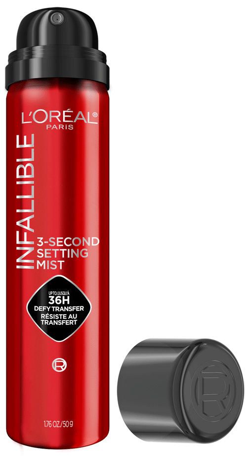 Infallible setting mist wear test